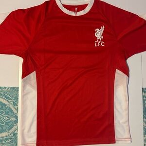 LF mens Red and‎ White Shirt